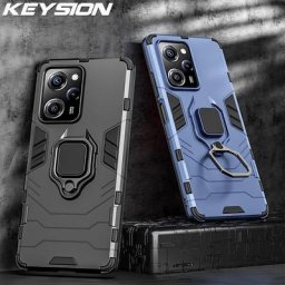 KEYSION – coque blindée antichoc pour Xiaomi compatible avec POCO X5 Pro 5G X4 GT support avec