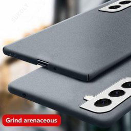 Coque fine en grès PC dur conviviale ré coque en grès uni vintage pour Samsung Galaxy A52 A72 5G