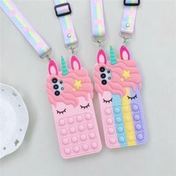 Coque Pop Fidget pour Samsung Galaxy compatible modèles A31 A51 A71 A32 A52 A72 A01 A02s