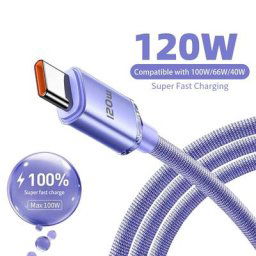 Câble USB Type-C de 0.25 W 1.5/1/120/2m charge rapide pour Samsung Xiaomi Huawei