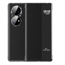 Étui de téléphone intelligent pour Huawei P50 Pro 6.6 pouces couverture à rabat veille