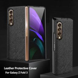 Étui de téléphone en cuir de luxe pour Samsung Galaxy Z possède 4 3 5G Mobile Morning 3 et 4