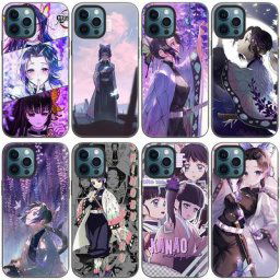 Coque Anime Demon Slayer pour Apple iPhone Oke Ao Shisa Bu Sama 14 13 12 Mini 11 Pro Max 7 8