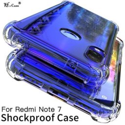 Coque de protection transparente en silicone antichoc étui pour Xiaomi Redmi Note 7 Pro Mi 9T Note