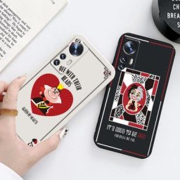 Coque de téléphone en TPU avec ULliquide clérose ant Disney reine roi ange Xiaomi Mi 12S 12 12X