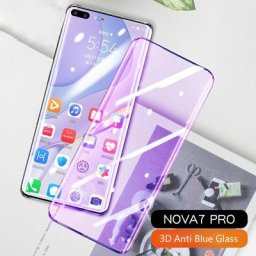Protecteur d'écran pour Huawei Honor 30 Pro Plus film de protection 9H 3D anti-bleu incurvé