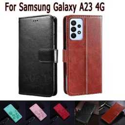 Étui portefeuille magnétique en cuir pour Samsung Galaxy A23 5G coque de protection pour téléphone