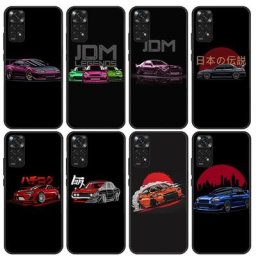 Coque de voiture de sport Jdm Drift pour Xiaomi coque pour Redmi Note 8 9 12 10 11 Pro 8T 9S