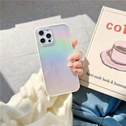 Coque de téléphone à paillettes arc-en-ciel coloré pour IPhone 13 Pro Max étui souple en TPU