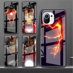 Étuis de téléphone en verre pour Xiaomi Redmi Note 11 10 Pro 9S 8 9 écouteurs Bery NDavid 11 Lite