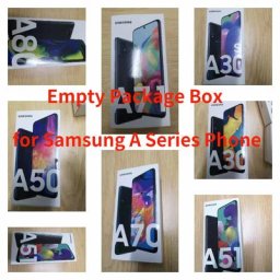 Boîte vide pour Samsung A12 A30 A30s A50 A51 A52 A70 A71 A72 A80 nouvel emballage de détail pas de