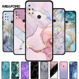 Coque arrière en silicone souple en marbre pour Lenovo coque de téléphone pare-chocs K13 Note