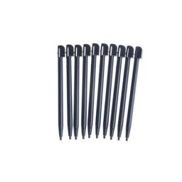 10 pièces/lot noir en plastique écran tactile stylet stylo tablette pour 3DS XL LL stylet