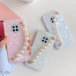 Étui de luxe avec bracelet en perles pour Huawei Y9A coque pour Honor 10i 10 20 Lite 20S 30 30i 8X