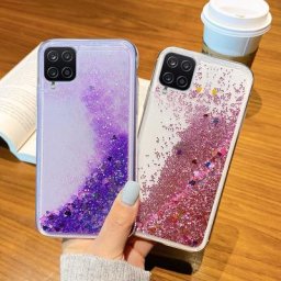Coque liquide à paillettes pour Samsung coque souple S10 Plus S20 FE S21 Ultra A02 A12 A13