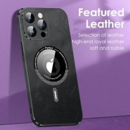 Étui de téléphone magnétique Texture cuir pour Iphone 14 12 13 Pro Max housse de Protection avec