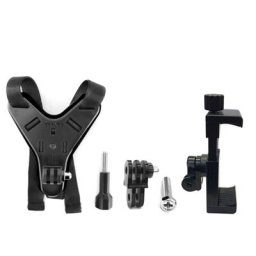 Support de menton pour casque de moto pour téléphone portable support de sangle pour tous les