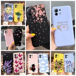 Pour Xiaomi Mi 11 Lite Pro Ultra Cas Fundas Couverture Coque Étui En Silicone Souple Pour Xiaomi Mi