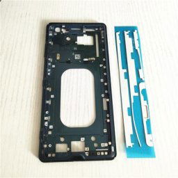 Plaque de cadre central en métal avec clés latérales pour Sony Xperia XZ3 H9436 H9493 H8416 H9496
