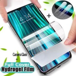 Film Hydrogel souple de protection d'écran en verre pour appareil photo Redmi Note 8 8 Pro et