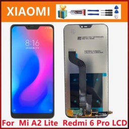 Remplacement de Hébergements eur d'écran tactile d'origine avec cadre Xiaomi Mi A2 Lite Redmi 6