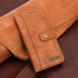Étui portefeuille en cuir à rabat avec boucle pour Samsung Galaxy pour modèles A22 A32 A52S 5G