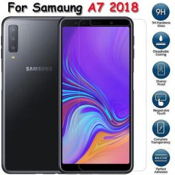 Safey-Protecteur d'écran en verre trempé pour Samsung Galaxy A7 2018 film de protection du