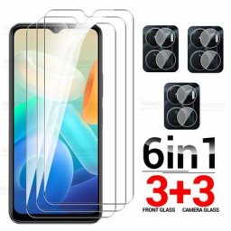 Verre de protection 6 en 1 pour appareil photo Vivo Y16 4G verre guatémaltèque sur VivoY16 Y 16 16Y