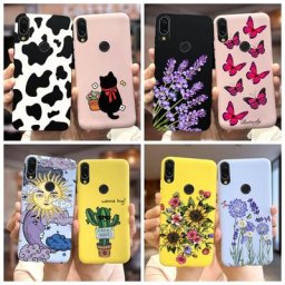 Coque de téléphone Xiaomi Redmi 7 7A nouvelle Coque de dessin animé de fleur peinte aux bonbons
