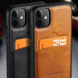 Étui portefeuille en cuir ultra-fin pour iPhone 6 7 X 12 11 Pro Max protection pour cartes