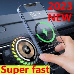 Chargeur magnétique sans fil pour voiture support d'aération support de téléphone pour iPhone 14