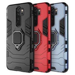 Coque avec porte-doigt magnétique pour Xiaomi compatible modèles Redmi Note 8 8Pro 7 6 5 Pro