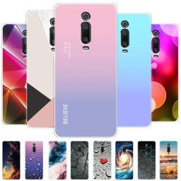 Étui transparent en silicone souple marbré pour Xiaomi Mi 9 T Pro housse de téléphone Redmi K20