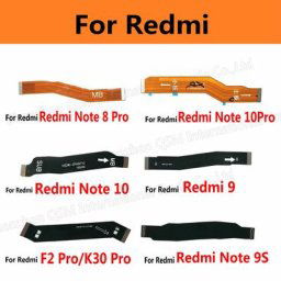Nouveau Carte Mère Principale Flex Câble Pour Xiaomi Redmi 9 9A 9C 6 6A 8A Note 10 8 7 6 Pro 5 5A F2
