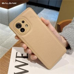 Étui antichoc en cuir Bergame pour Xiaomi Mi 12 X 11 Ultra 10S Lite Casque F3 Redmi K40 Pro