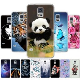 Pour Samsung Galaxy S5 étui souple en silicone TPU téléphone couverture pour Samsung S5 Neo Cas Capa