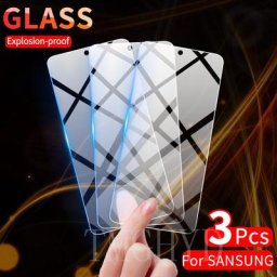 3 Pcs Protecteur D'écran En Verre pour Samsung Galaxy S23 S22 S21 Plus Note 10 Lite S20 FE A02S A03