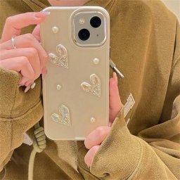 Coque de téléphone Laser Love Coussins Pearl pour iPhone coque souple de protection pour objectif