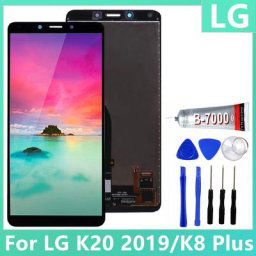 Écran tactile Lcd avec châssis d'origine pour Lg K20 2019 Lg K8 Plus Lm-x120 Lmx120emw