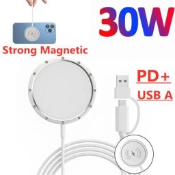 Chargeur magnétique sans fil pour Macsafe chargeur rapide sans fil pour iPhone 14 13 12 Pro Max