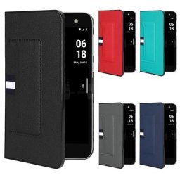 Étui de luxe en cuir PU pour Microsoft Surface Duo coque arrière rigide fentes pour cartes