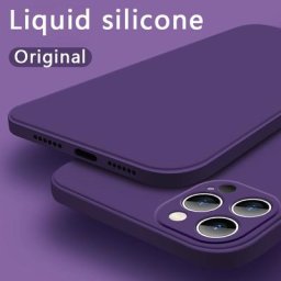 Coque de téléphone carrée en silicone pour iPhone coque souple et fine 11 13 14 12 Pro Max 14
