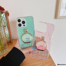 Quicksand-Coque de téléphone avec support de parfum coque souple pour Samsung Galaxy S8 S9 S10e S20