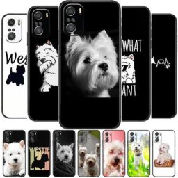 Westie – coque de téléphone pour xiaomi redmi 11 Lite pro Ultra 10 9 8 MIX 4 fois 10T étui noir en