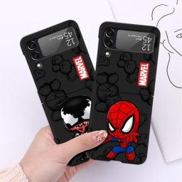 Coque de protection pour Samsung Galaxy Z Flip 4 ZFlip3 Z Flip 3 5G Flip3 ZFlip4 zflip noir dur PC