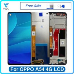 Bloc écran tactile LCD de remplacement avec châssis 100% testé outil gratuit pour OPPO A54 4G