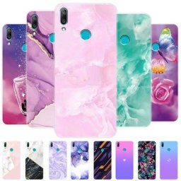 Coque arrière souple en Silicone TPU pour Huawei compatible modèles Y7 2019 Y7 Prime 2019 2019