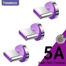Nouveaux embouts magnétiques 5A Type C Charge Super rapide pour Xiaomi Samsung OPPO Charge rapide
