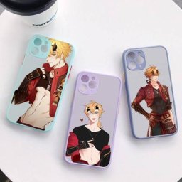 Genshin Impact ThoMa Coque Translucide pour iPhone X Poly XS 7 8 Plus 11 12 13 Pro MAX