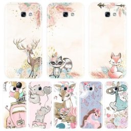 Coque de téléphone en silicone souple pour Samsung Galaxy couverture arrière A7 A8 2018 A3 A5